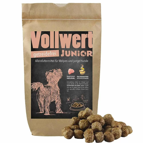 Schecker: 5% Rabatt-Gutschein für „VOLLWERT Junior – getreidefrei“