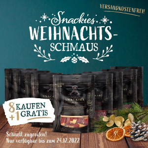 Snackies Weihnachtsaktion